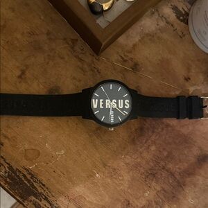 Versus Versace Black and White Watch